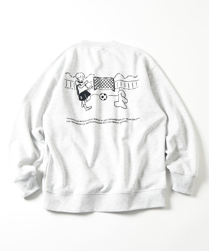 FREAK'S STORE x Tombonia Collaboration Football Back Print Sweatshirt 足球圖案大學T