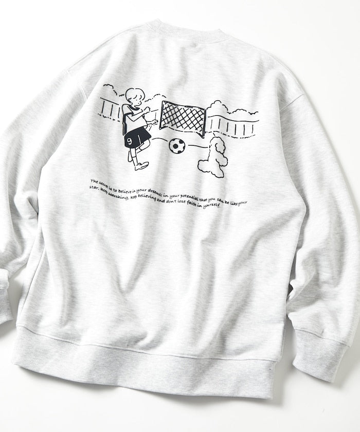 FREAK'S STORE x Tombonia Collaboration Football Back Print Sweatshirt 足球圖案大學T
