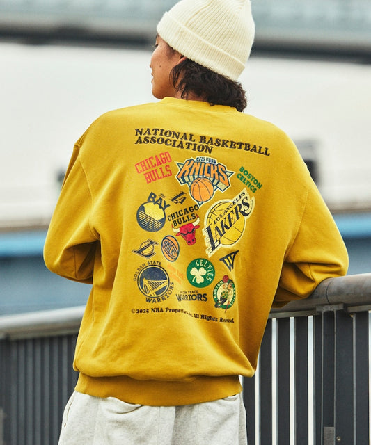 FREAK'S STORE NBA Special Order Random Team Back Logo Print Sweatshirt 隨機球隊標誌大學T