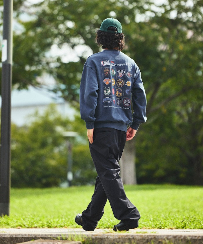 FREAK'S STORE NBA Exclusive Team Logo Sheet Back Print Sweatshirt 球隊標誌印花大學T