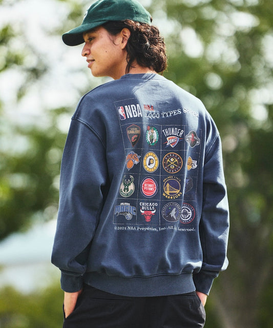 FREAK'S STORE NBA Exclusive Team Logo Sheet Back Print Sweatshirt 球隊標誌印花大學T