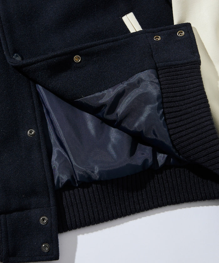 FREAK'S STORE Multi-embroidered patch stadium jacket 刺繡棒球外套