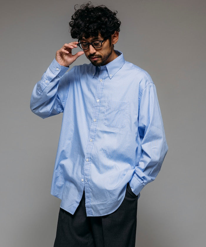 FREAK'S STORE 100 pairs of broadcloth button-down shirts 寬版長袖襯衫