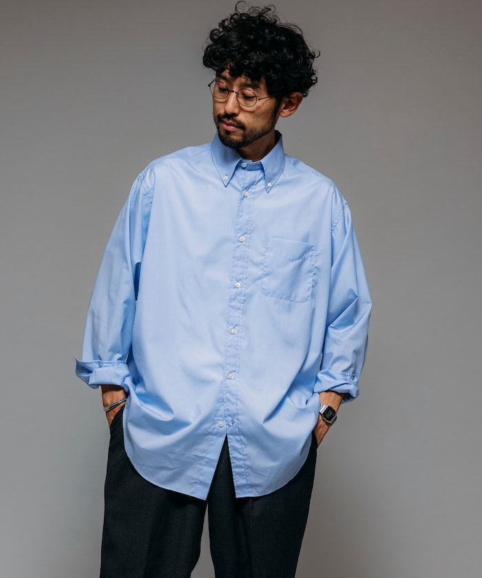 FREAK'S STORE 100 pairs of broadcloth button-down shirts 寬版長袖襯衫