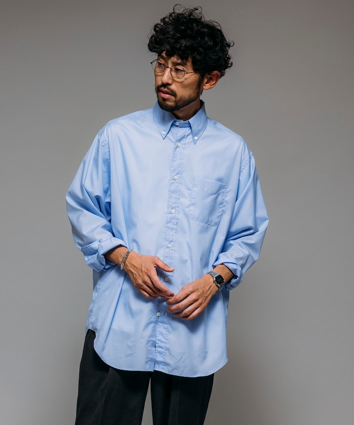 FREAK'S STORE 100 pairs of broadcloth button-down shirts 寬版長袖襯衫
