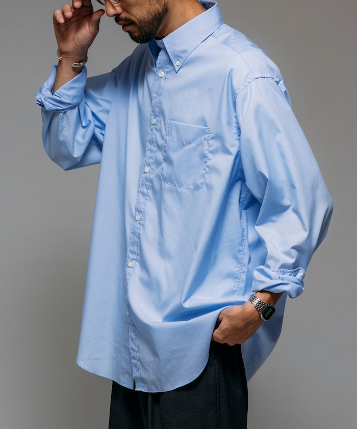 FREAK'S STORE 100 pairs of broadcloth button-down shirts 寬版長袖襯衫
