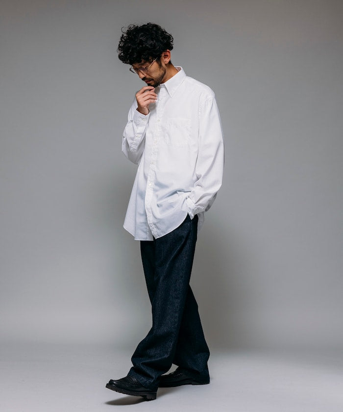FREAK'S STORE 100 pairs of broadcloth button-down shirts 寬版長袖襯衫