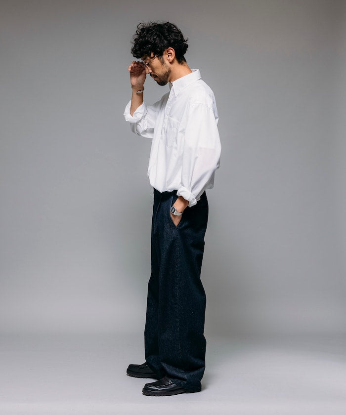 FREAK'S STORE 100 pairs of broadcloth button-down shirts 寬版長袖襯衫