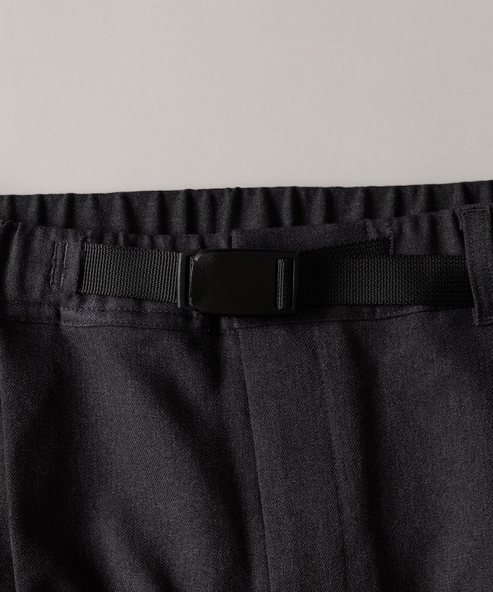 FREAK'S STORE T/R 編織腰帶休閒長褲