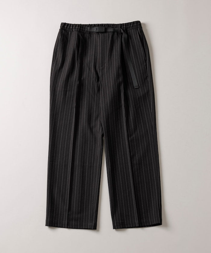 FREAK'S STORE T/R 編織腰帶休閒長褲