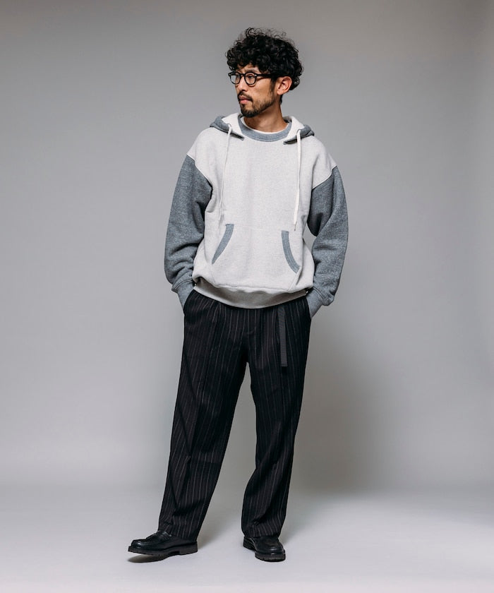 FREAK'S STORE T/R 編織腰帶休閒長褲