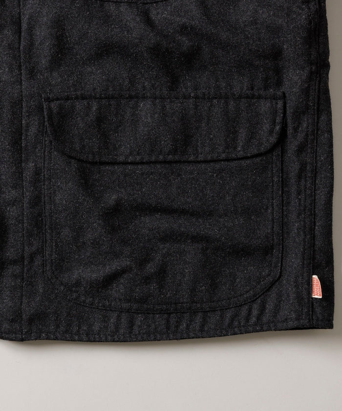 HINSON 寬鬆羊毛狩獵夾克外套