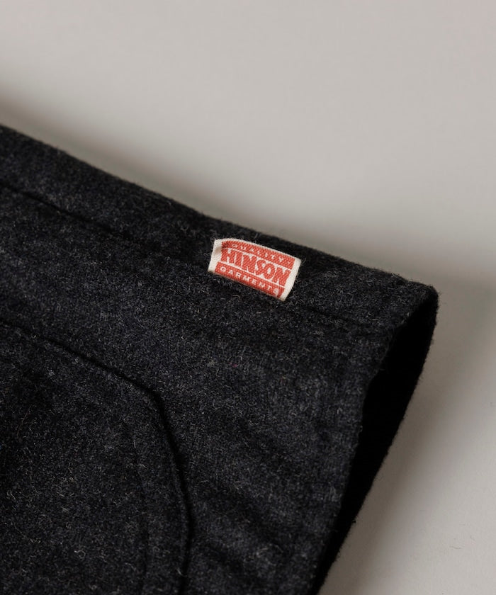 HINSON 寬鬆羊毛狩獵夾克外套