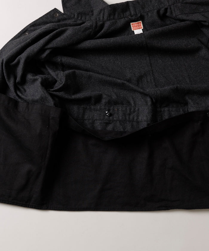 HINSON 寬鬆羊毛狩獵夾克外套