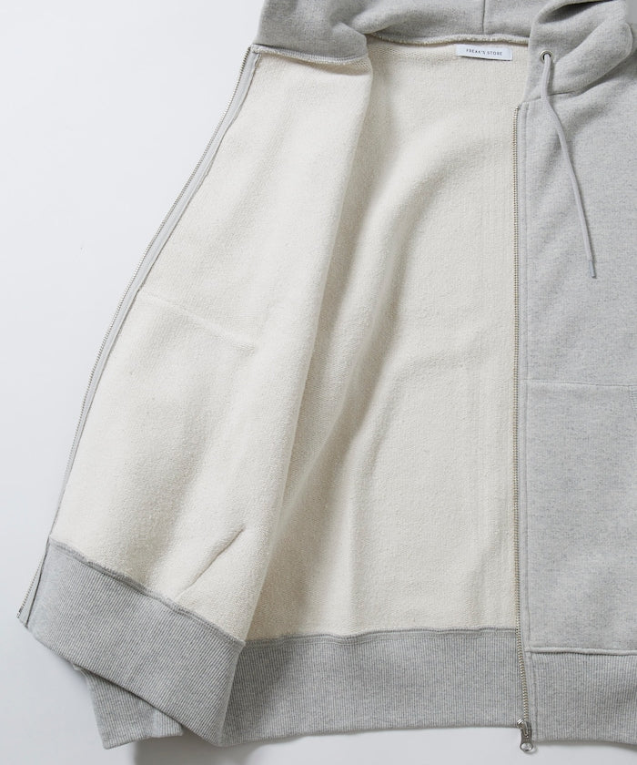 FREAK'S STORE COMFORT HEATHER 復古拉鍊連帽外套