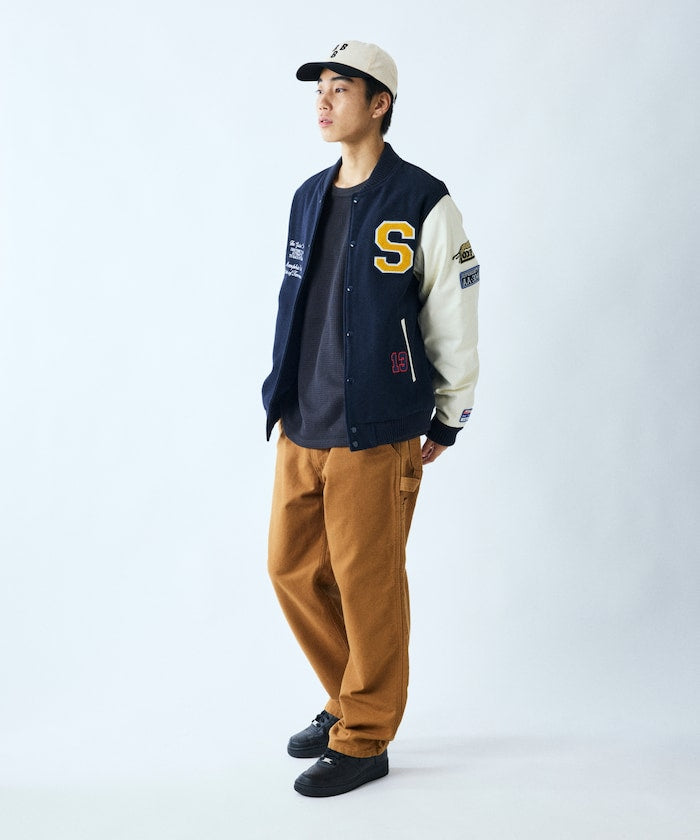FREAK'S STORE Multi-embroidered patch stadium jacket 刺繡棒球外套