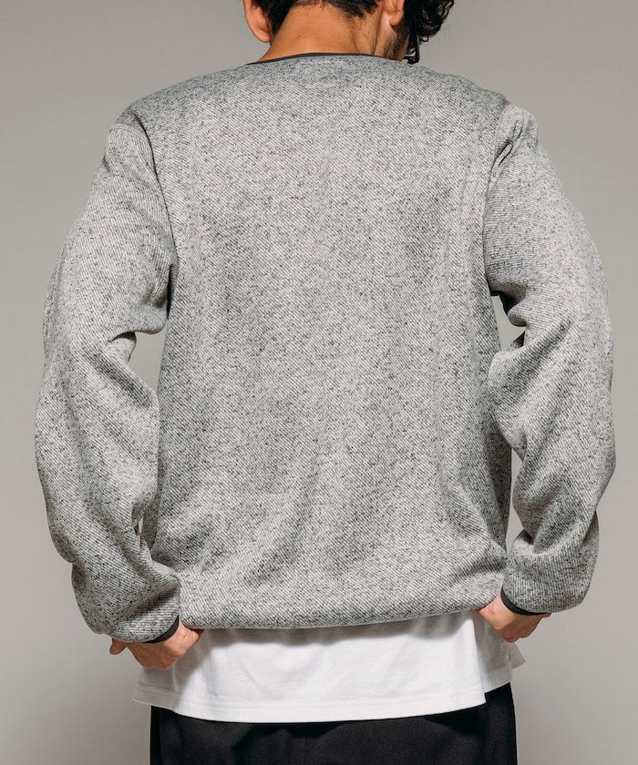 FREAK'S STORE Relaxed Fit Knit Fleece Spindle Pullover 寬鬆圓領羊毛針織衫