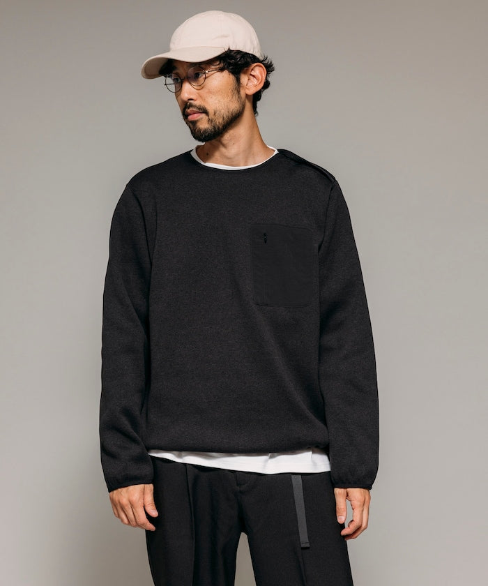 FREAK'S STORE Relaxed Fit Knit Fleece Spindle Pullover 寬鬆圓領羊毛針織衫