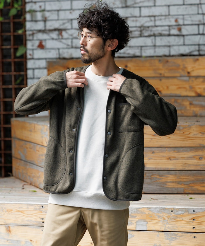 FREAK'S STORE Relaxed Fit Knit Fleece Cardigan 針織羊毛開襟衫