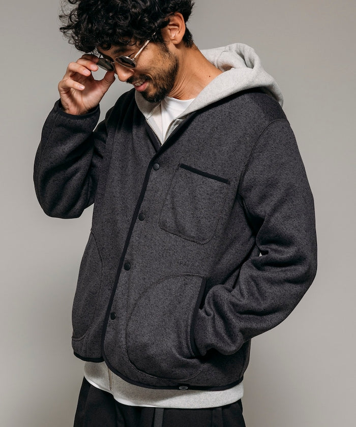 FREAK'S STORE Relaxed Fit Knit Fleece Cardigan 針織羊毛開襟衫