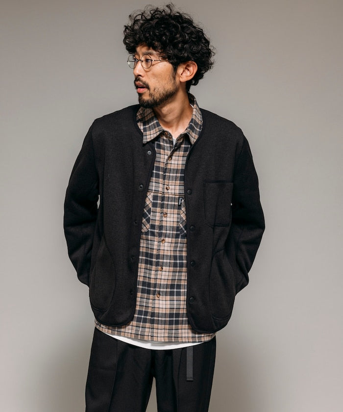 FREAK'S STORE Relaxed Fit Knit Fleece Cardigan 針織羊毛開襟衫