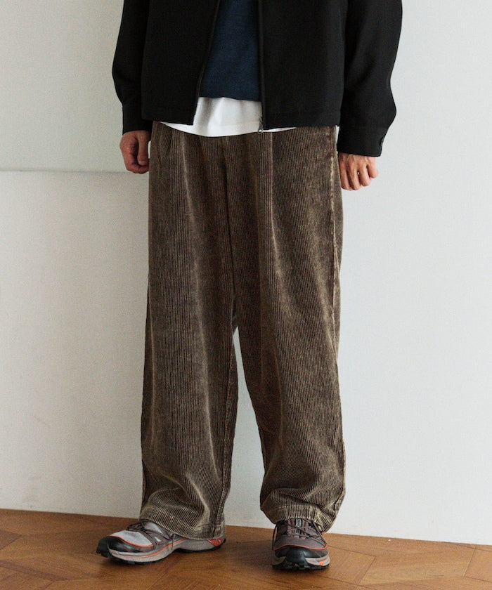 Firsthand Spindle corduroy tuck wide Pants 燈芯絨打褶休閒褲