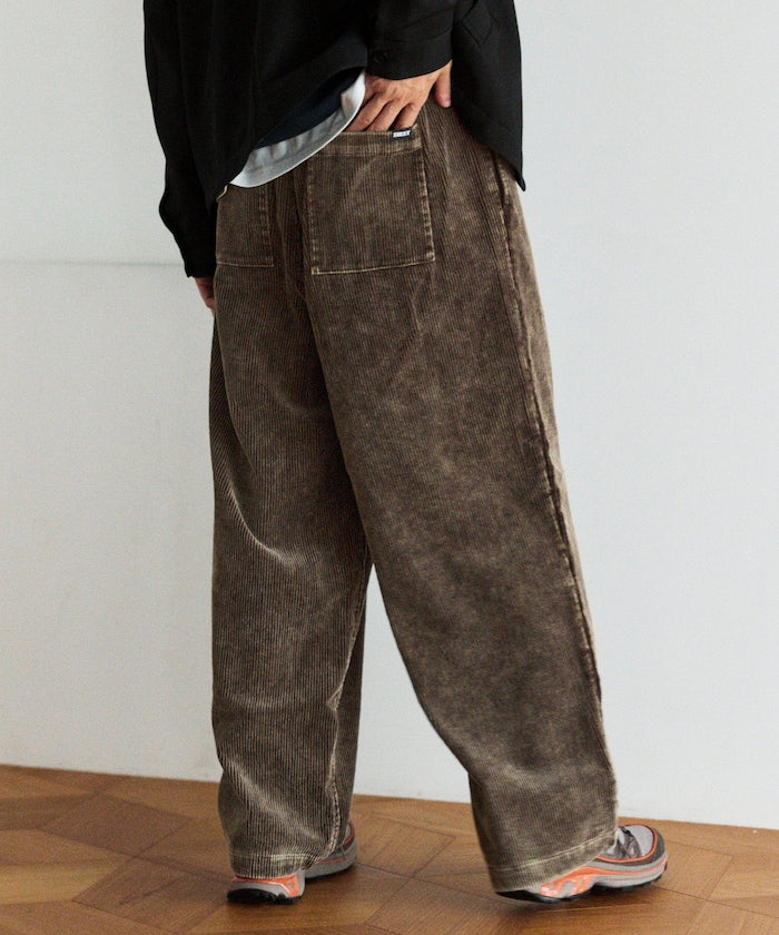 Firsthand Spindle corduroy tuck wide Pants 燈芯絨打褶休閒褲