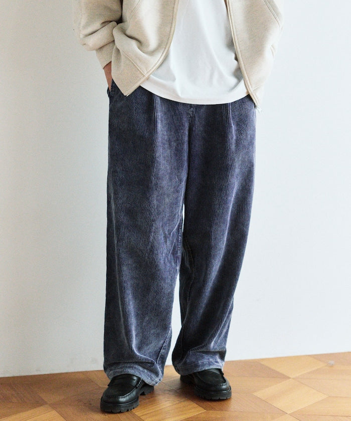 Firsthand Spindle corduroy tuck wide Pants 燈芯絨打褶休閒褲