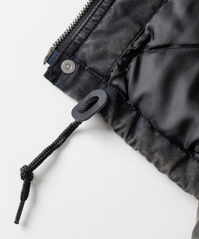 FREAK'S STORE Collar corduroy switching cotton nylon Blouson 燈芯絨領拉鍊夾克