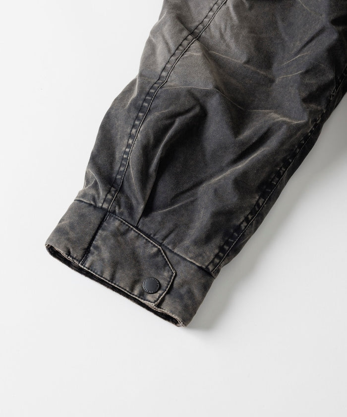 FREAK'S STORE Collar corduroy switching cotton nylon Blouson 燈芯絨領拉鍊夾克