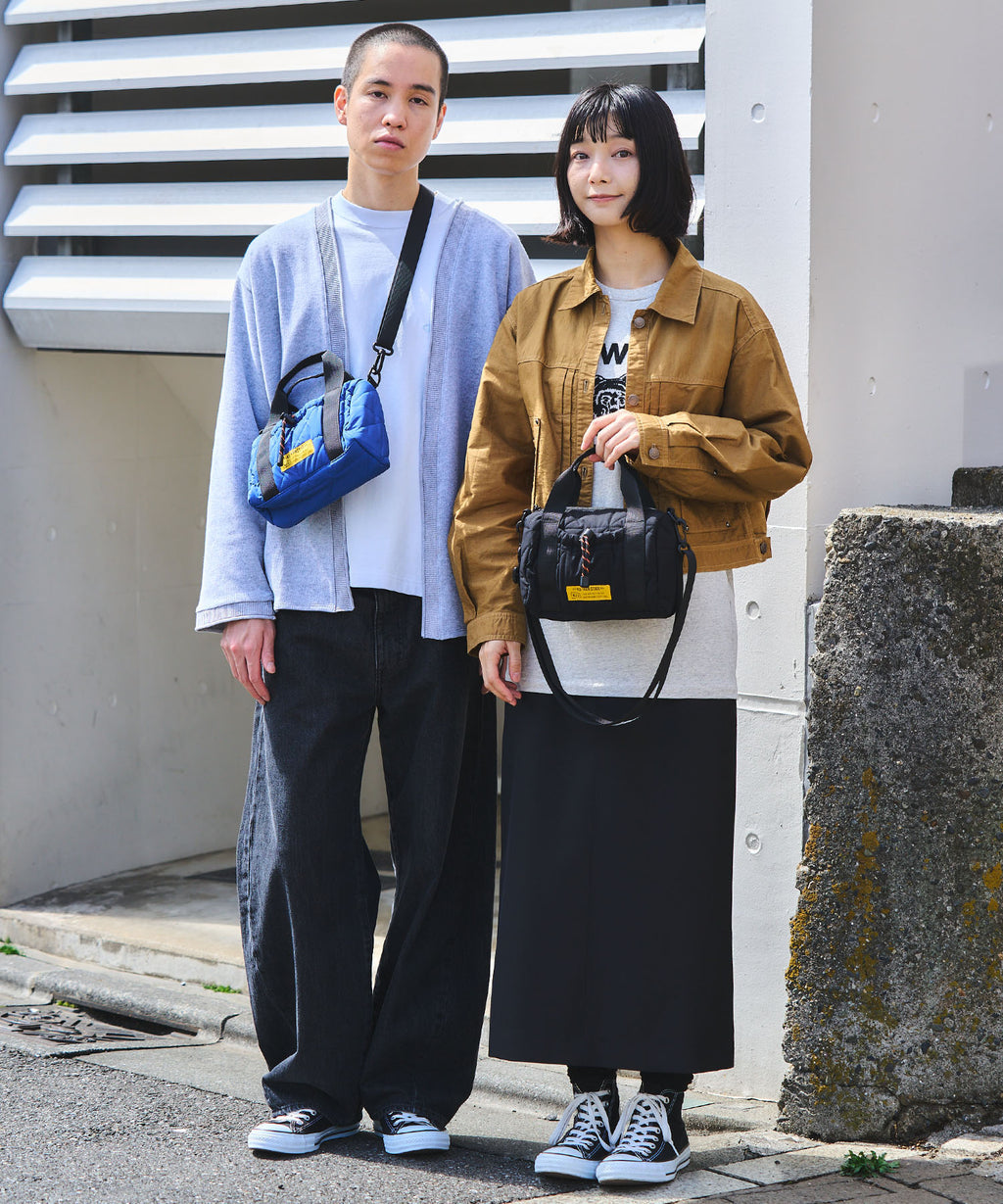 KiU 絎縫防潑水迷你波士頓包 K476