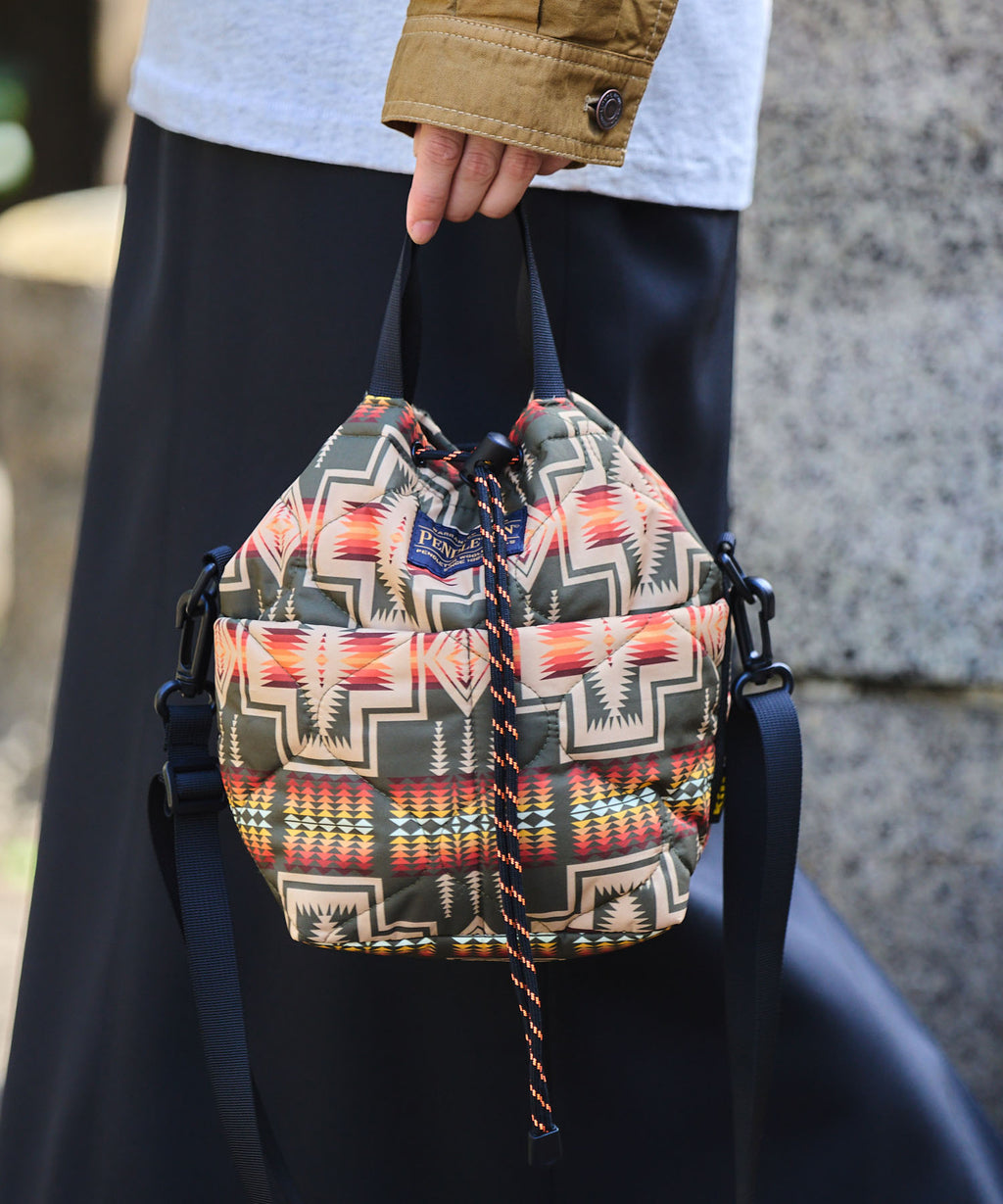 KiU x PENDLETON® 限定 絎縫防潑水兩用口袋肩背包 K481