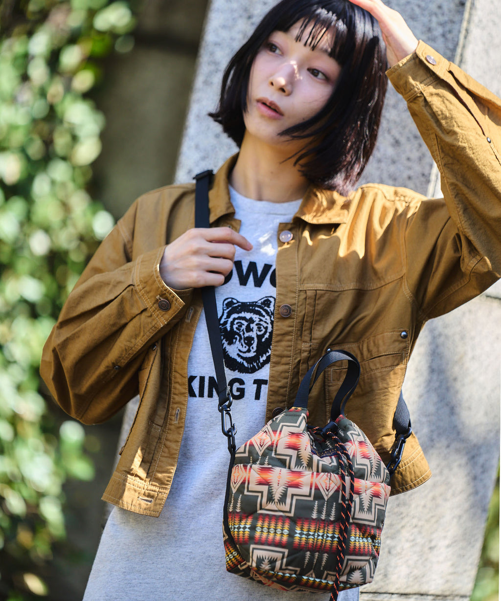 KiU x PENDLETON® 限定 絎縫防潑水兩用口袋肩背包 K481