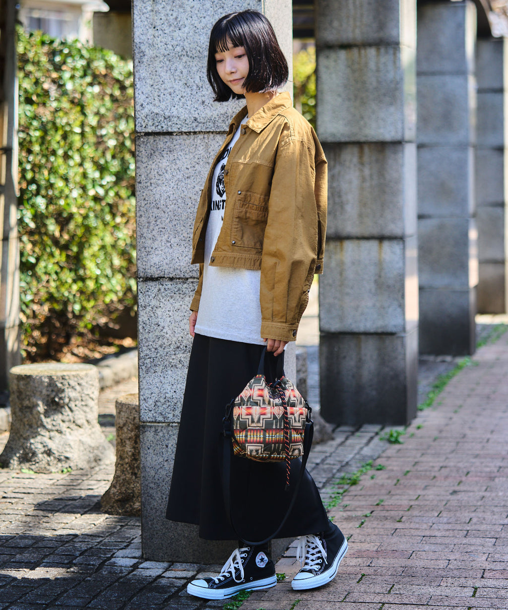 KiU x PENDLETON® 限定 絎縫防潑水兩用口袋肩背包 K481