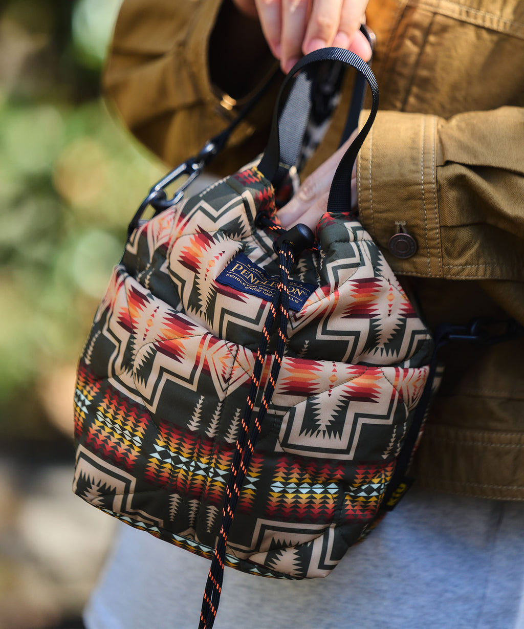 KiU x PENDLETON® 限定 絎縫防潑水兩用口袋肩背包 K481