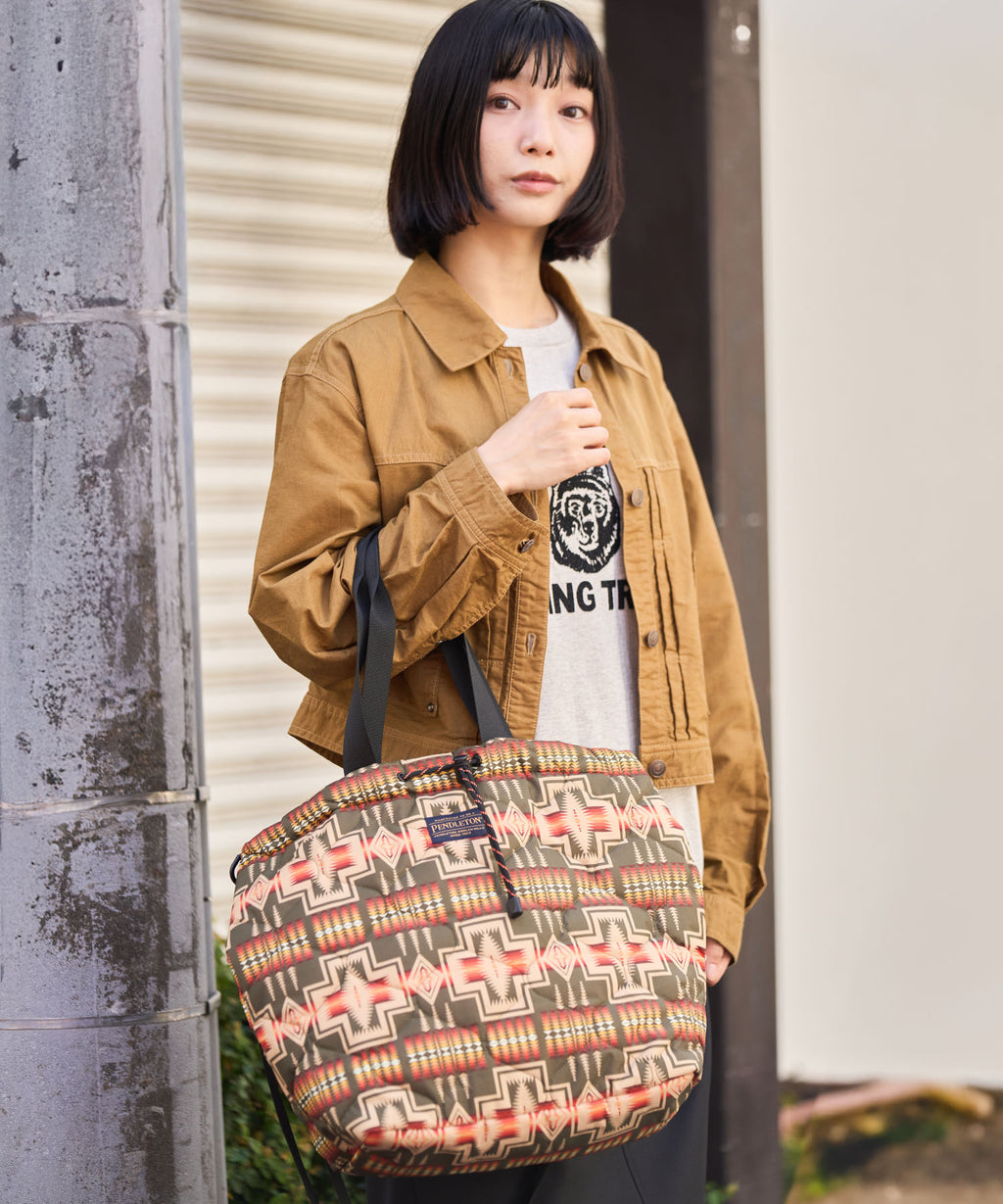 KiU x PENDLETON® 限定 絎縫兩用手提包 K482