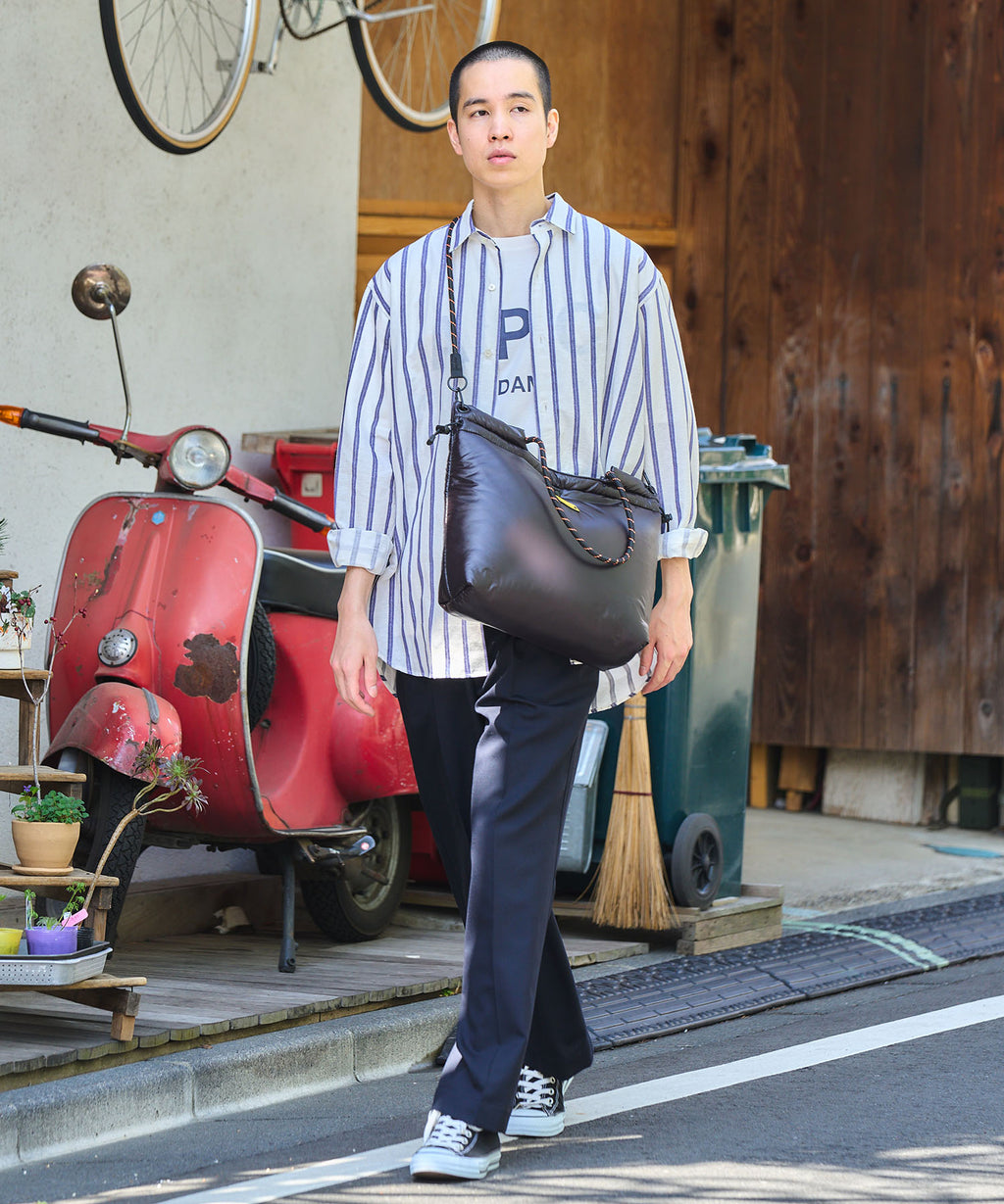 KiU Puffy paracord tote bag K003 大容量抽繩托特包