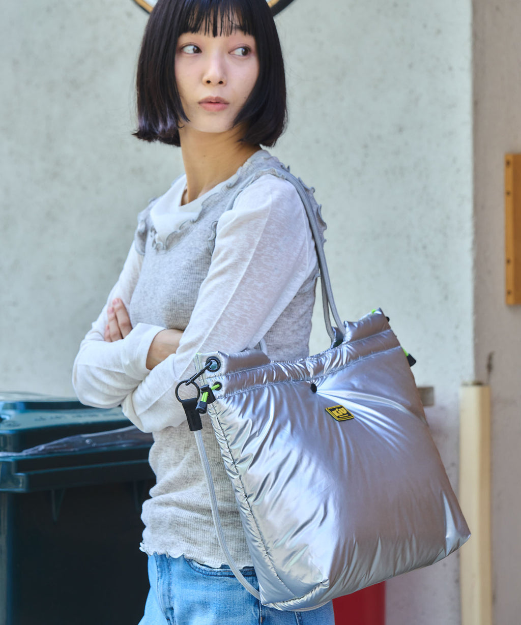 KiU Puffy paracord tote bag K003 大容量抽繩托特包