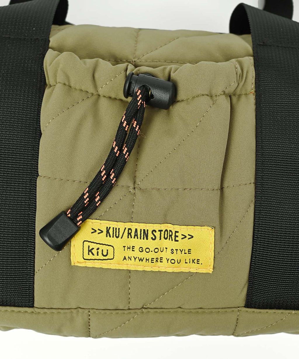 KiU 絎縫防潑水迷你波士頓包 K476