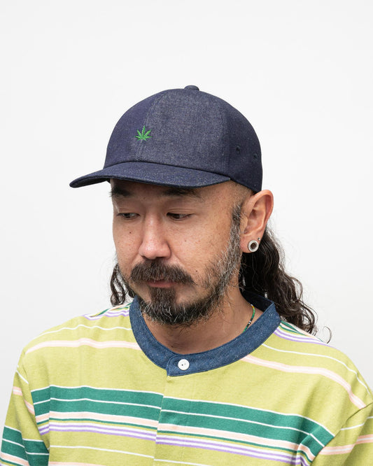 GOHEMP HEMP PANEL CAP 棉麻拼接帽