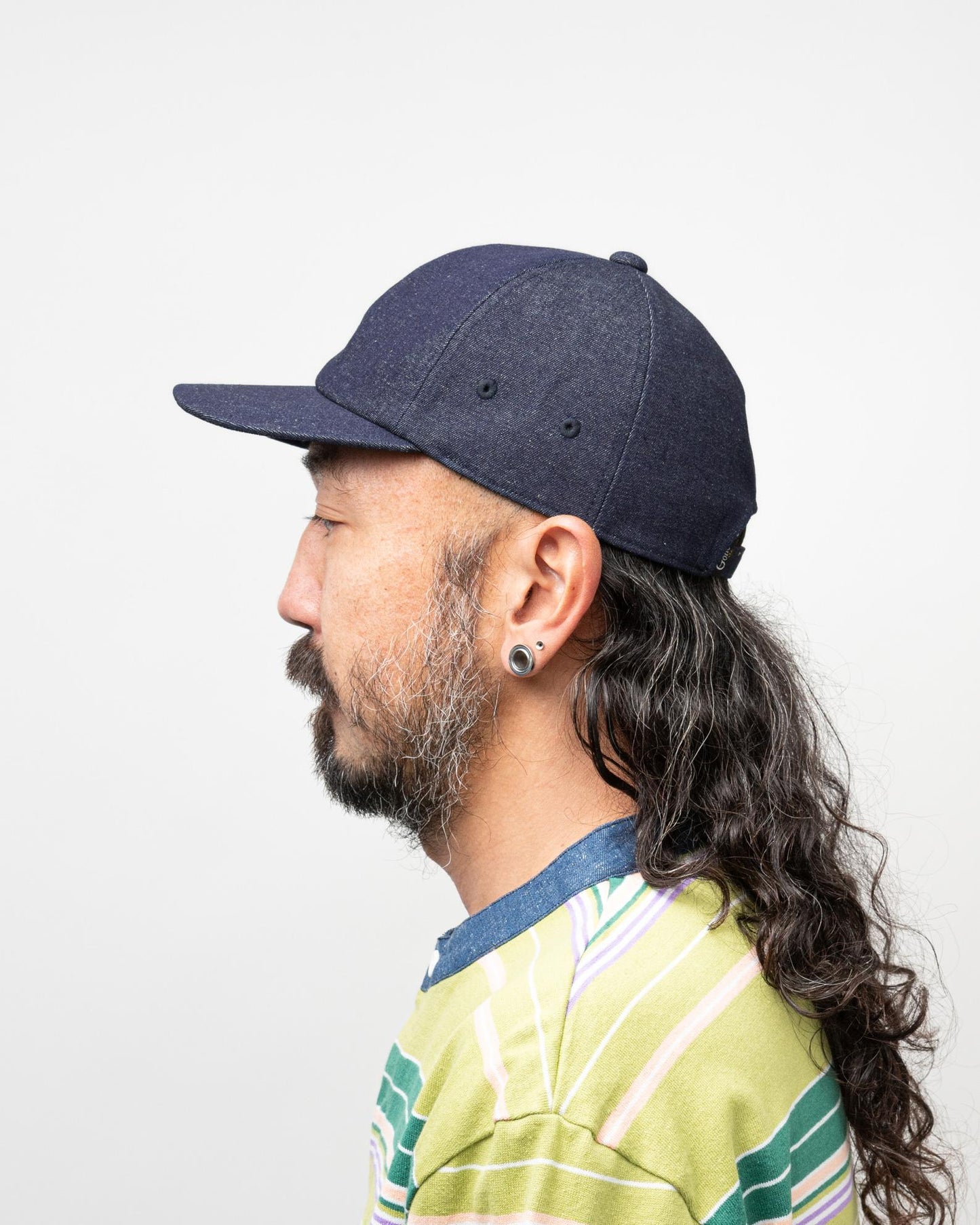 GOHEMP HEMP PANEL CAP 棉麻拼接帽