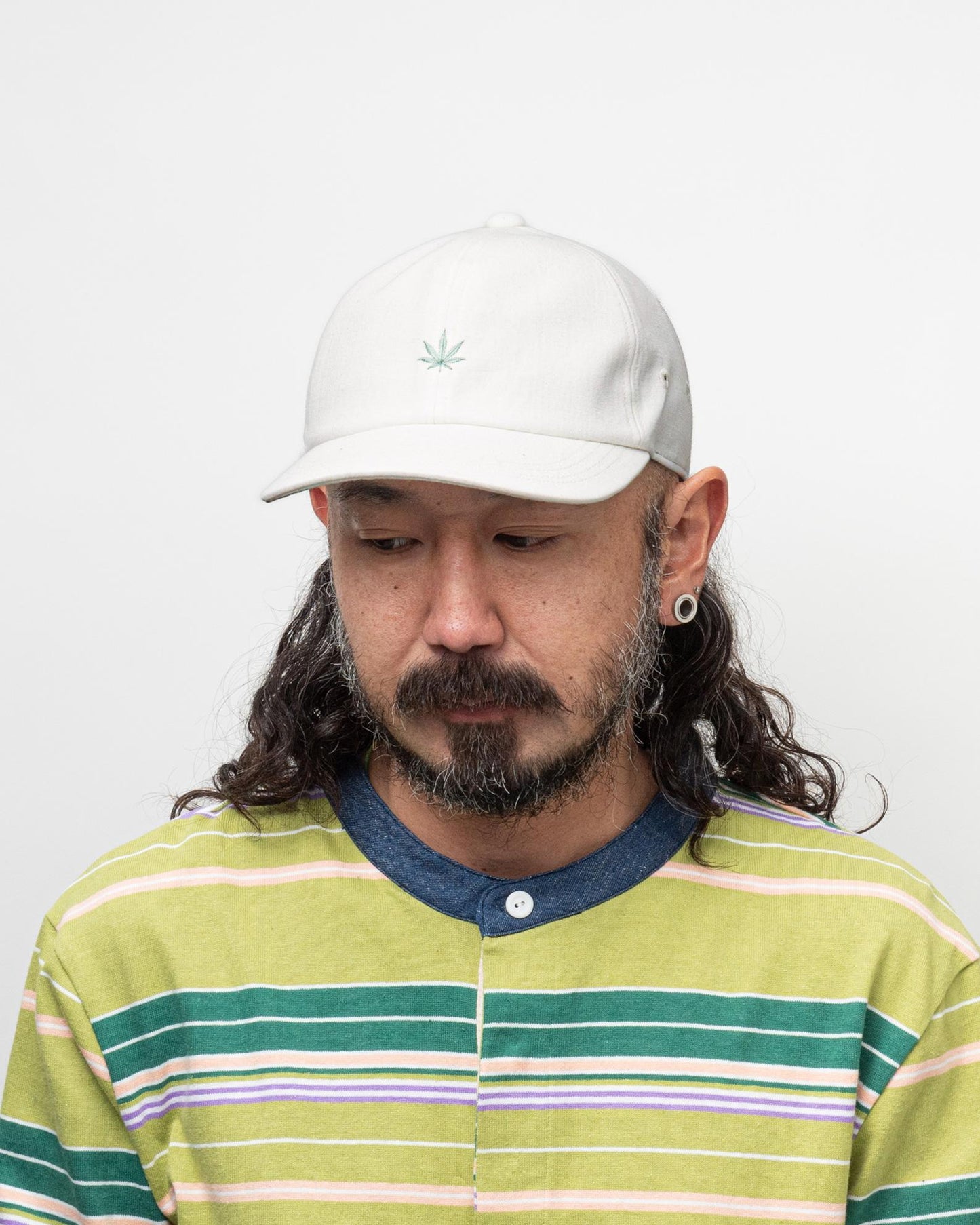 GOHEMP HEMP PANEL CAP 麻質拼接棒球帽