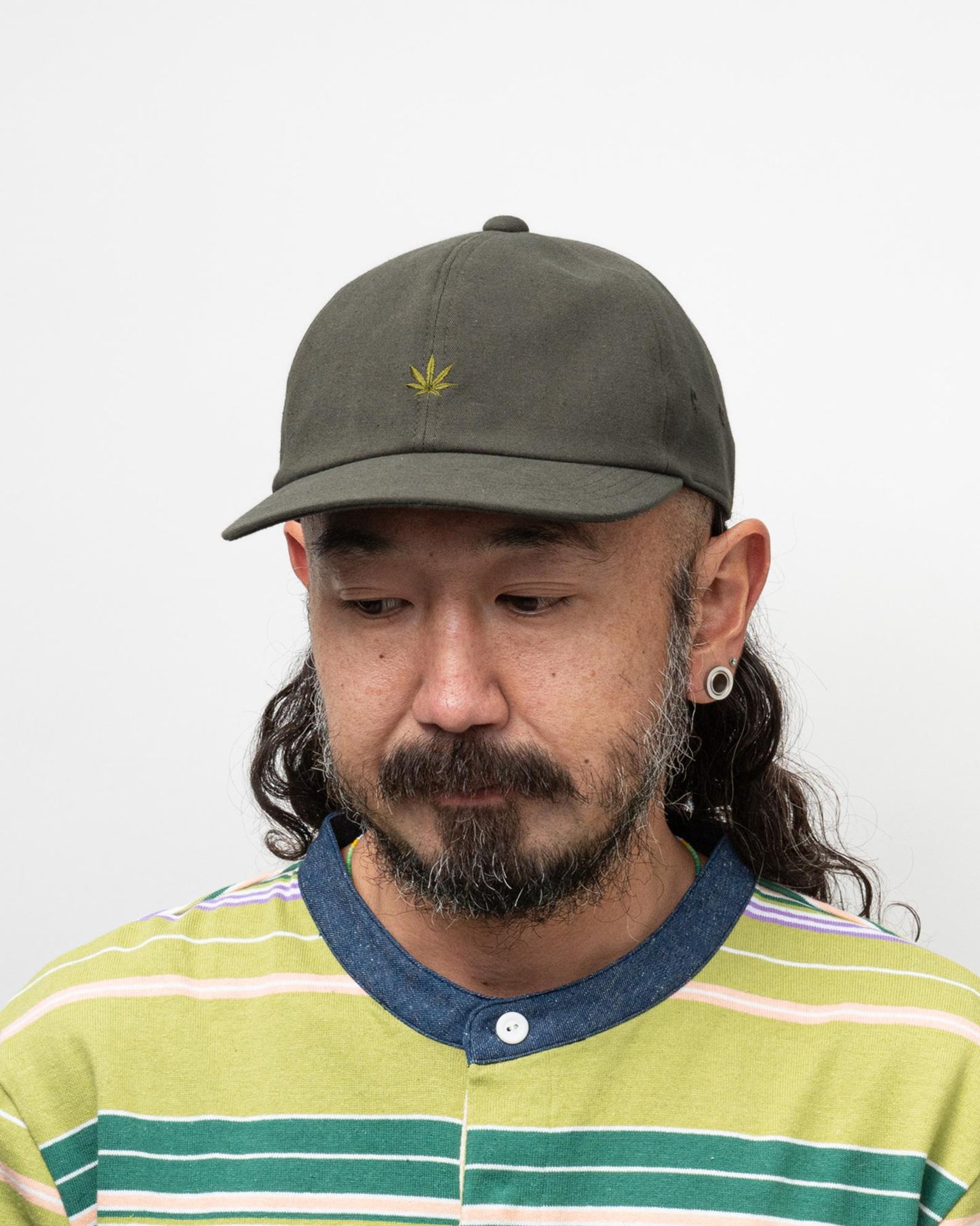 GOHEMP HEMP PANEL CAP 麻質拼接棒球帽