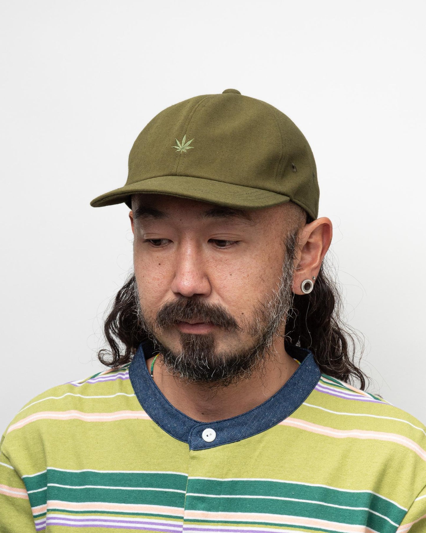 GOHEMP HEMP PANEL CAP 麻質拼接棒球帽