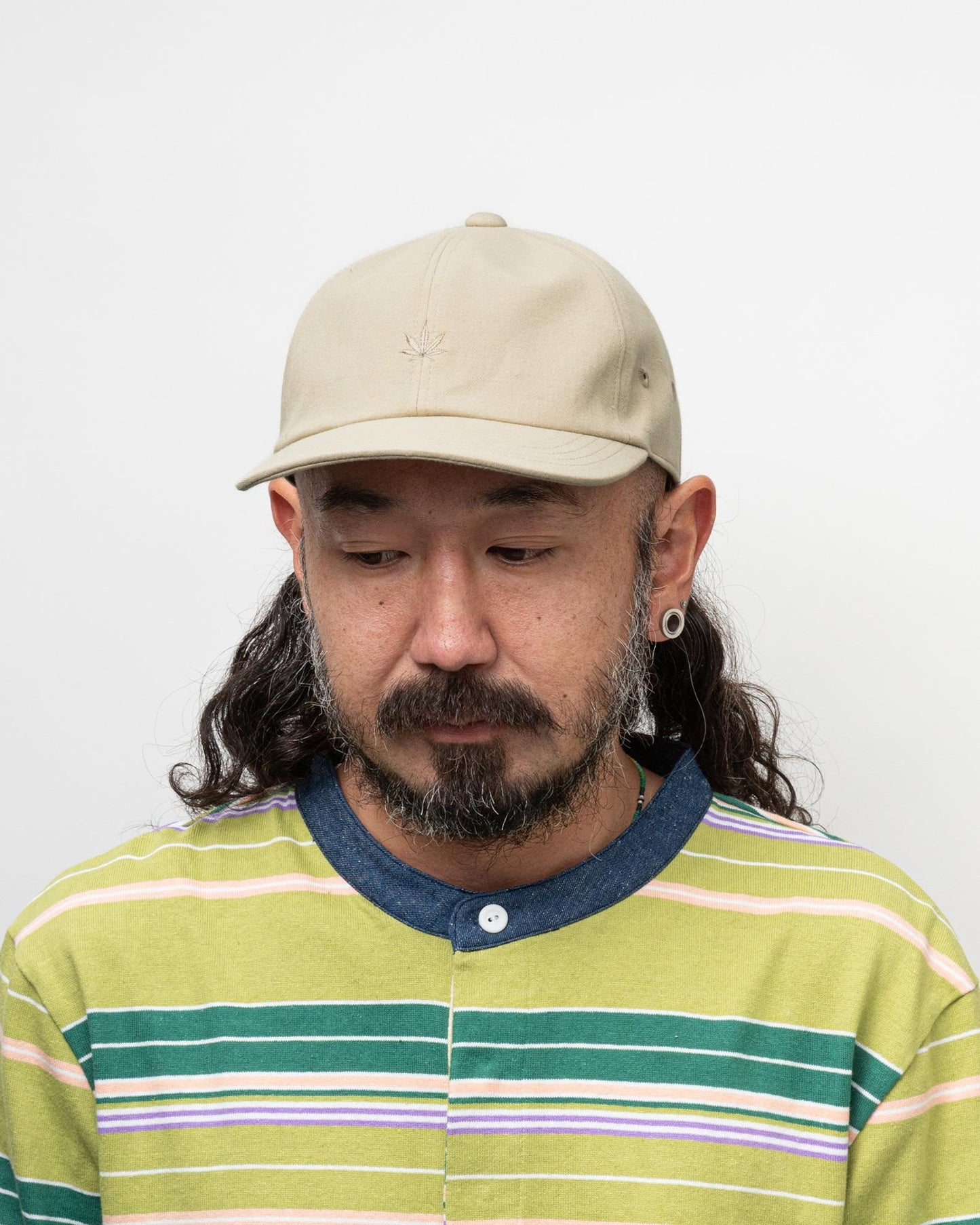 GOHEMP HEMP PANEL CAP 麻質拼接棒球帽