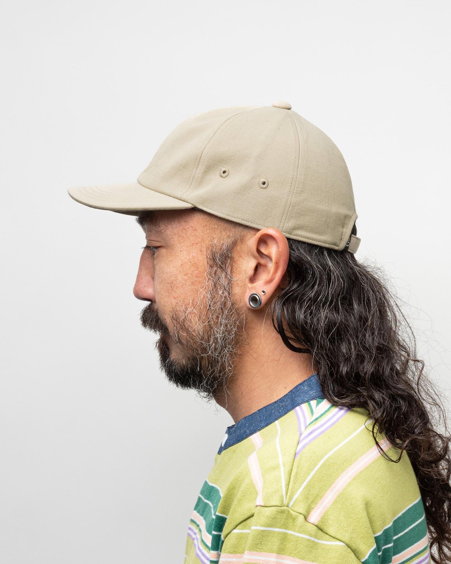 GOHEMP HEMP PANEL CAP 麻質拼接棒球帽