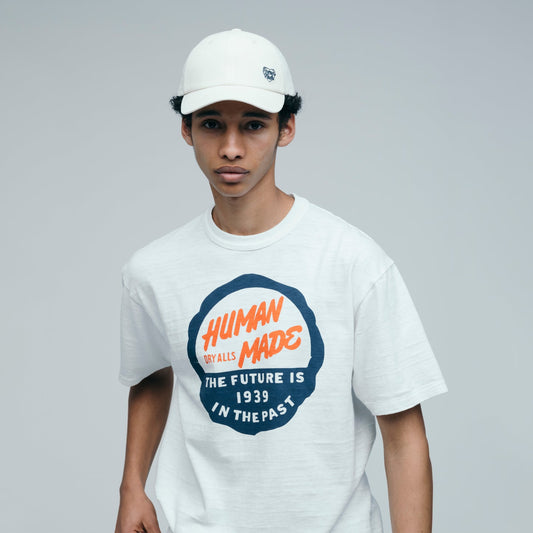 HUMAN MADE 6PANEL LINEN CAP 亞麻刺繡棒球帽