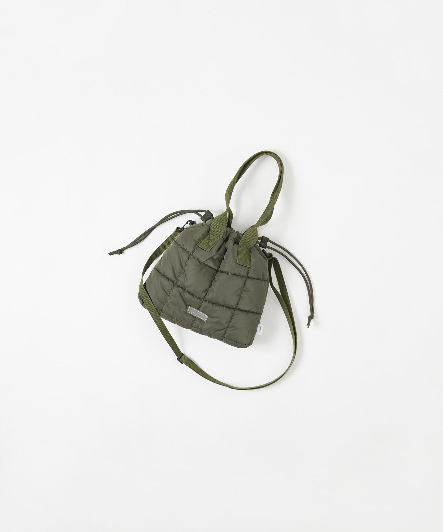 meltum QUILT SHOULDER POUCH 絎縫束口肩背小包