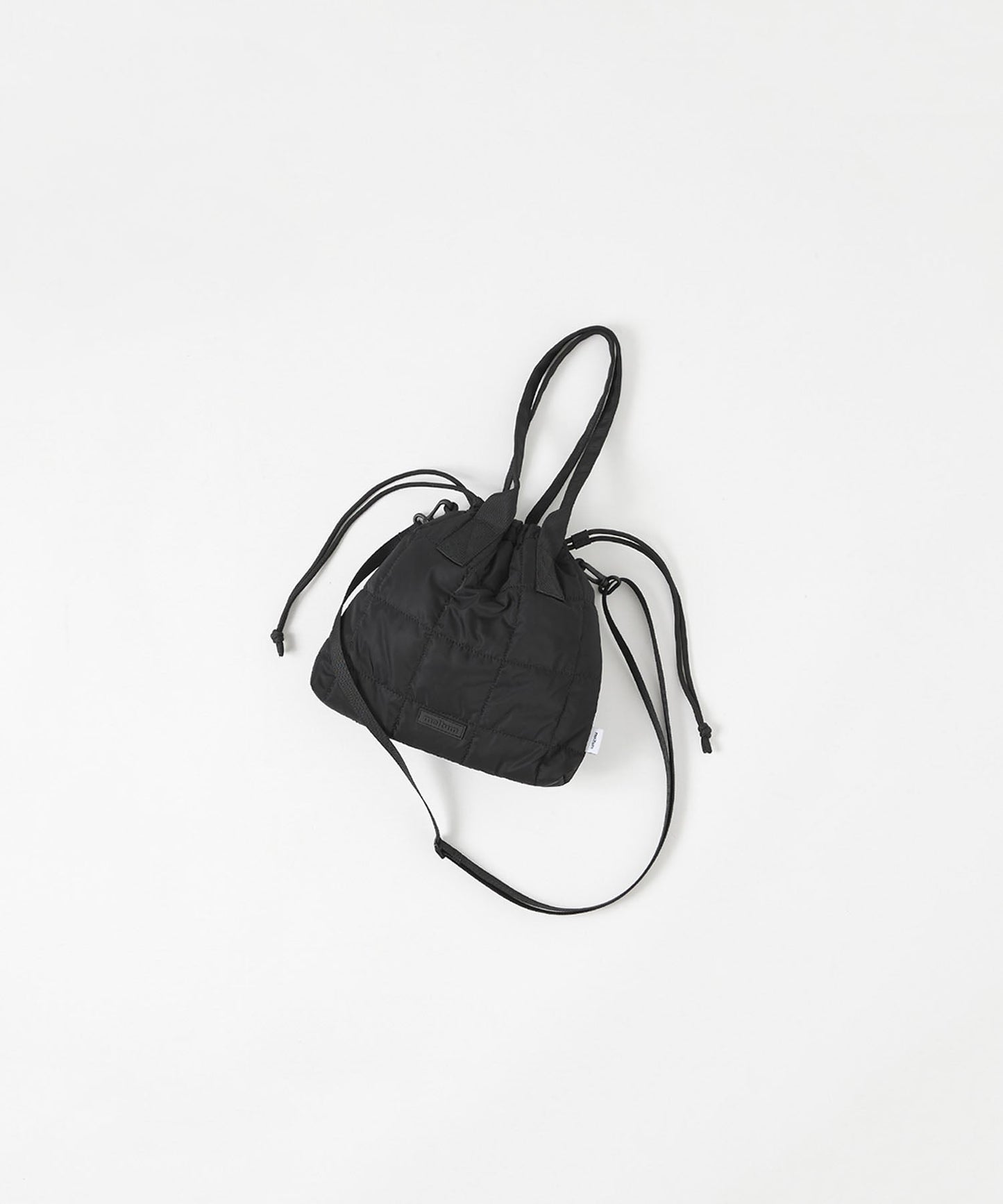 meltum QUILT SHOULDER POUCH 絎縫束口肩背小包