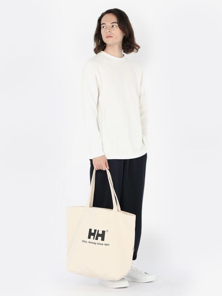 Helly Hansen Organic Cotton Logo Tote 品牌LOGO托特包 L